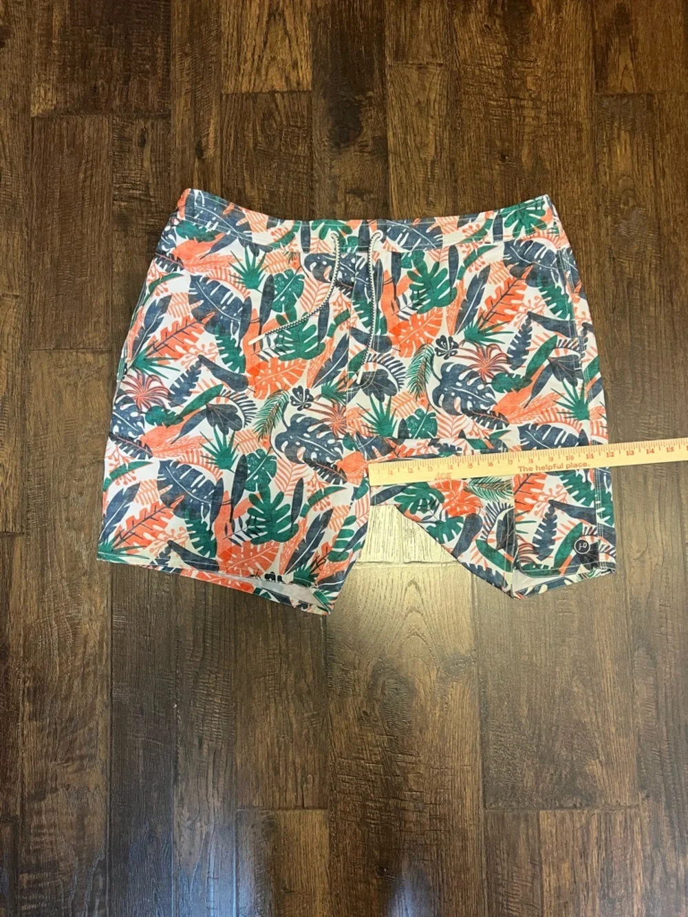 johnnie-O Largo Swim Trunks Size Men’s XXL Color Blue/Green/Orange